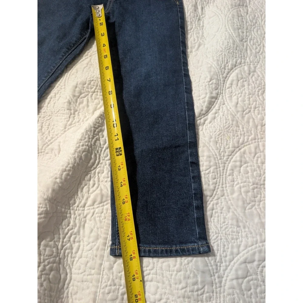 Old Navy Kids Straight Pull-On Jeans Size XS 5 NWT Dark Wash Drawstring
